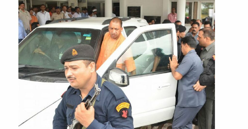 Yogi Adityanath Tata Safari