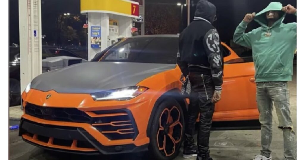 2 Chainz with his Lamborghini Urus