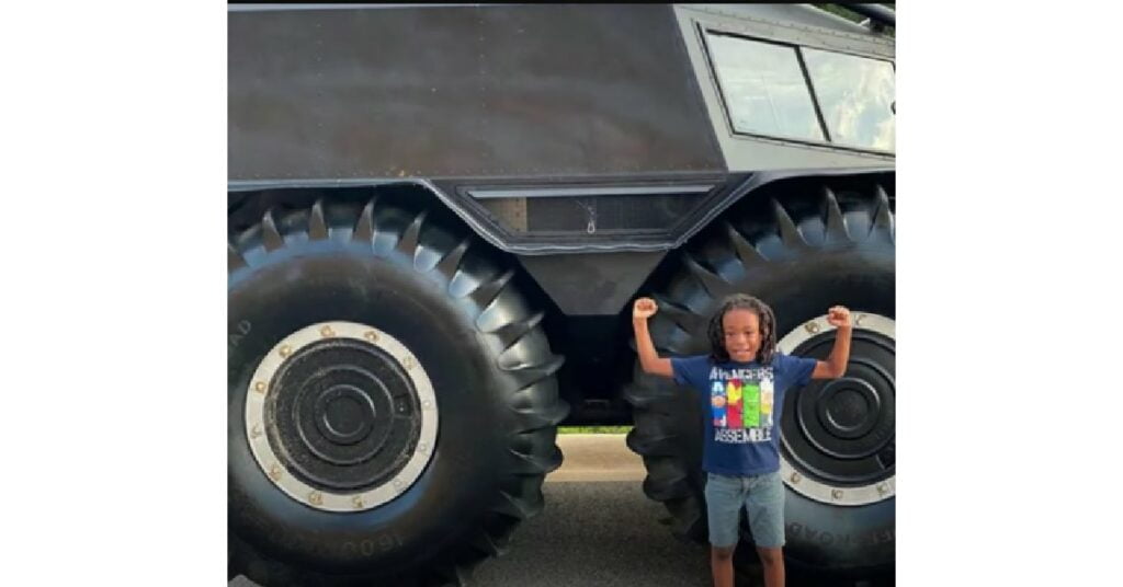 2 Chainz with his Sherp ATV