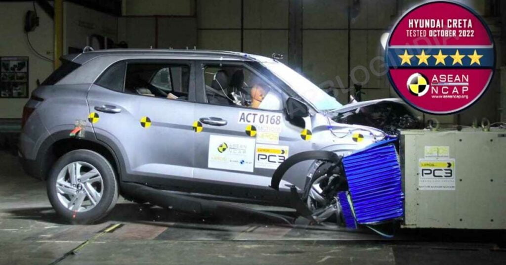 2023 Hyundai Creta facelift 5-star safety rating ASEAN NCAP