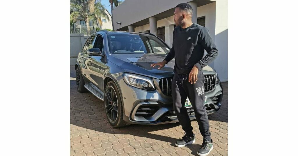 Itumeleng Khune with his BMW 1 Series
