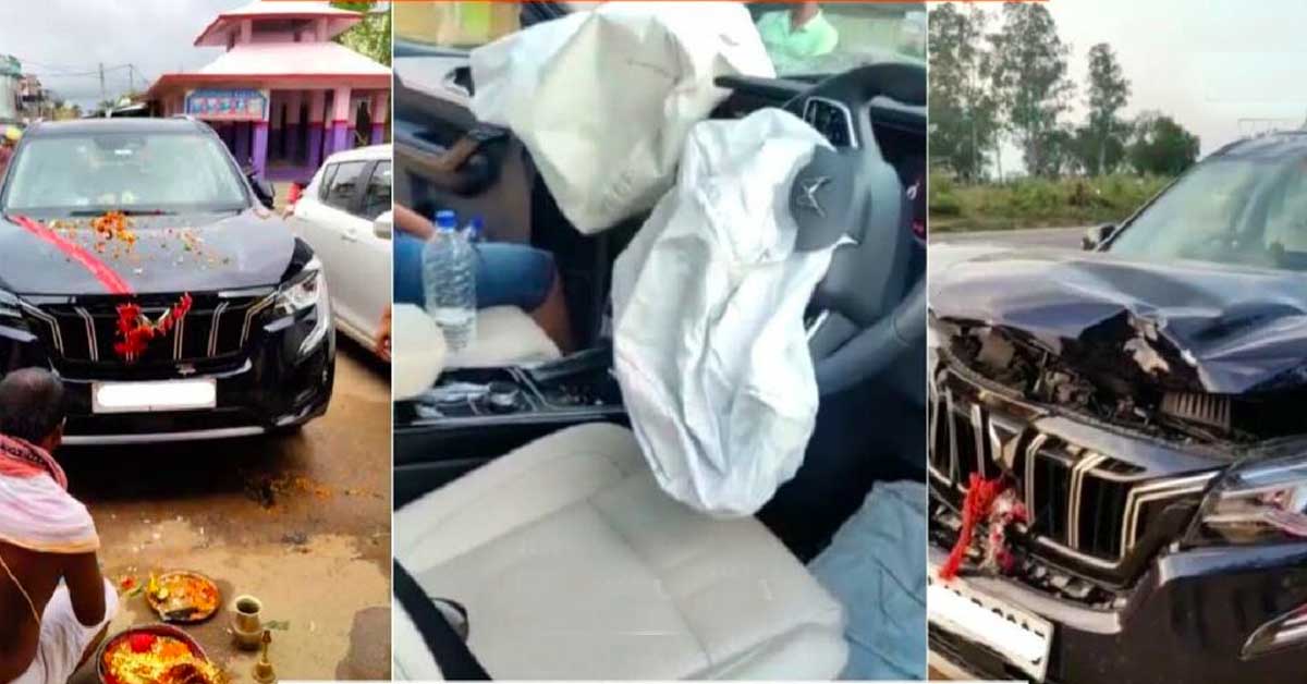 Mahindra XUV700 Crashes, Alexa Reacts