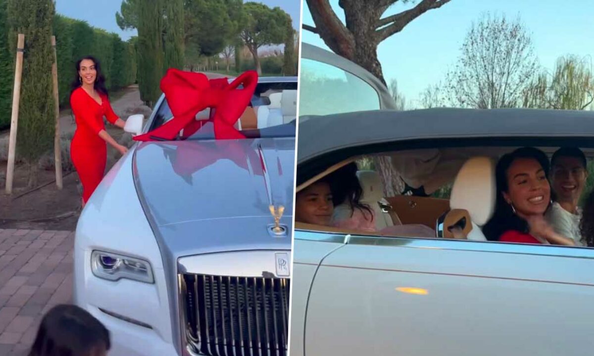 Ronaldo's Girlfriend Georgina Rodriguez Gifts Him a Rolls Royce