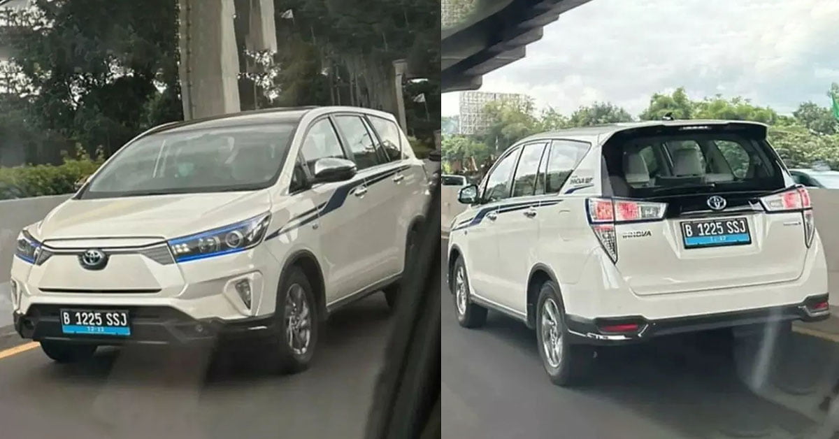 Toyota Innova Crysta Electric Spotted For First Time