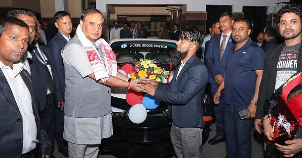 Man Gifts Lamborghini Replica to the Assam CM