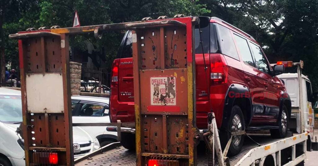 bangalore mahindra tuv300 at issue