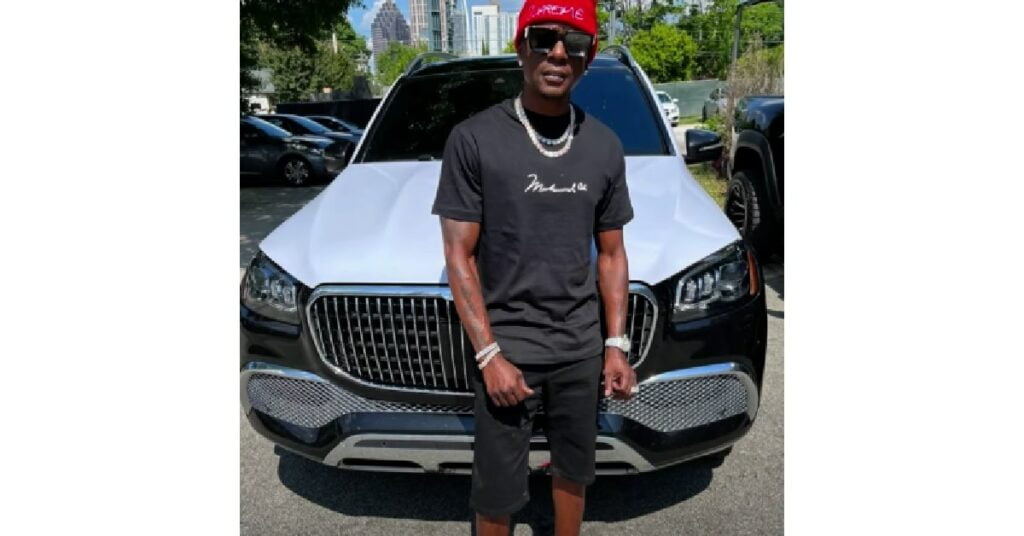 Boosie Badazz with his Mercedes-Maybach GLS600