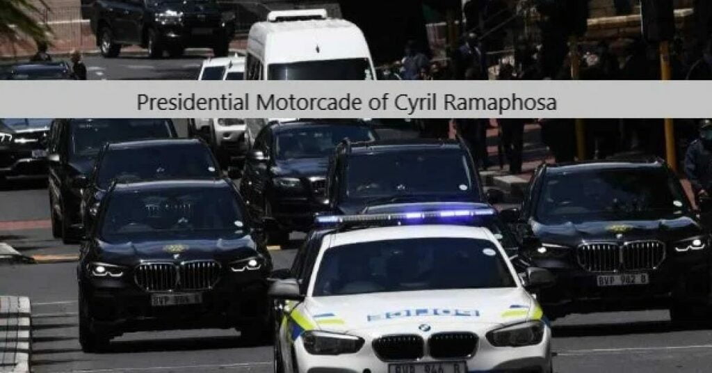 Presidential Motorcade of Cyril Ramaphosa