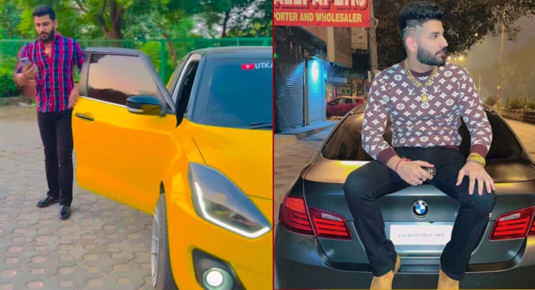 delhi influencer fined bmw seized