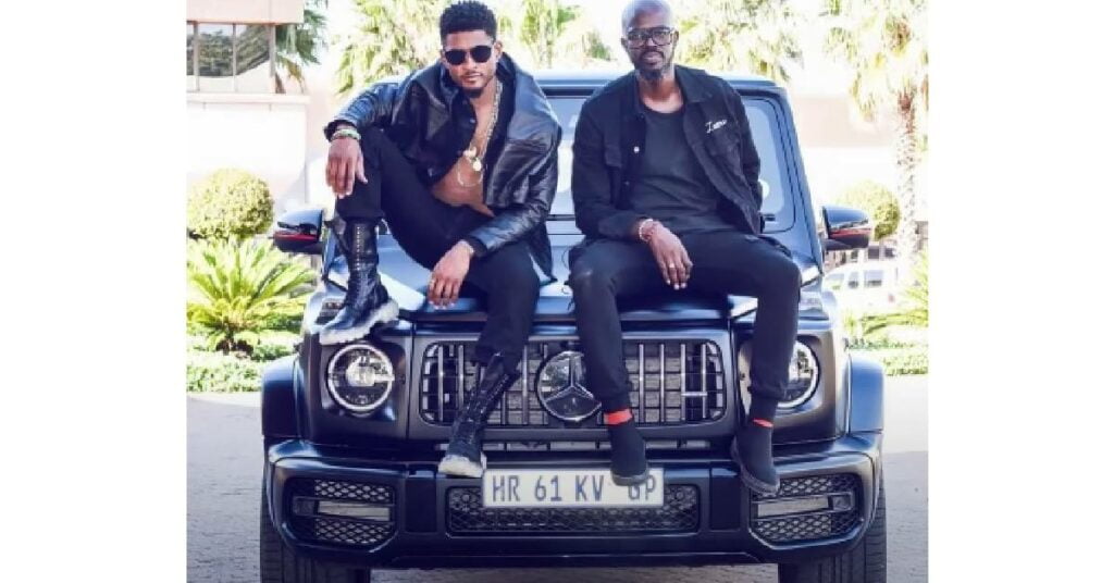 DJ Black Coffee with his Mercedes-Benz G-Wagon