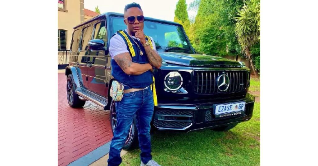 DJ Tira with his Mercedes-Benz AMG G63