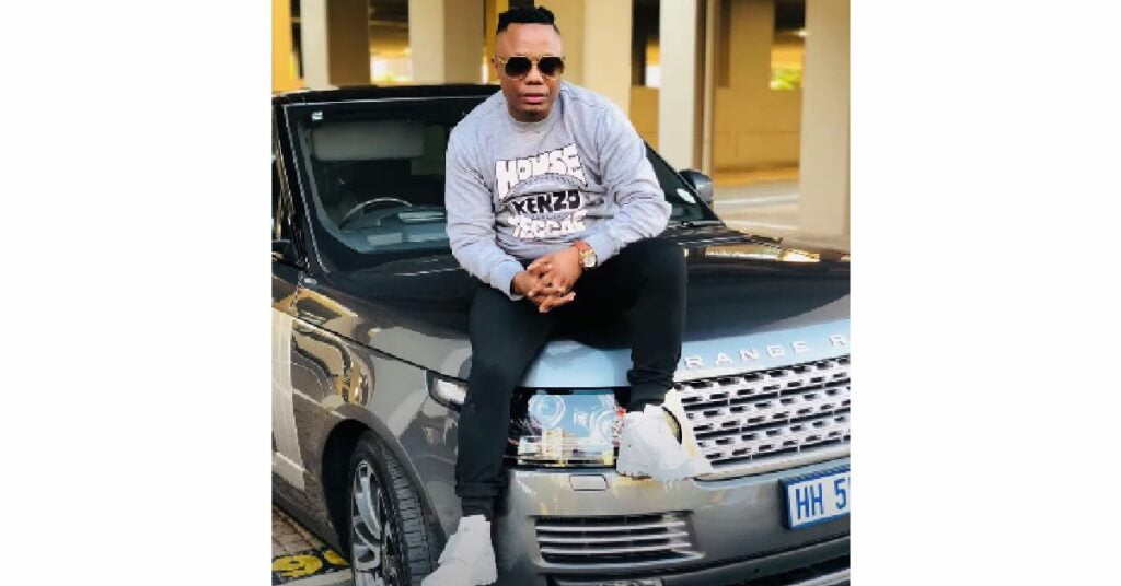 DJ Tira with his Range Rover Sport SVR