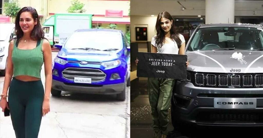 Humble Cars Of Bollywood – Esha Gupta's Ford EcoSport to Rhea Chakravarthy's Jeep Compass 