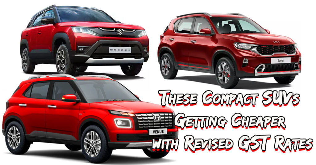 These Compact SUVs Getting Cheaper With Revised GST Rates