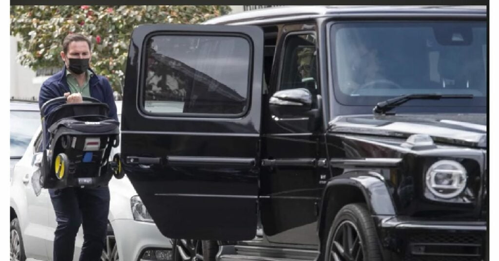Frank Lampard with his Mercedes-Benz G-Wagon