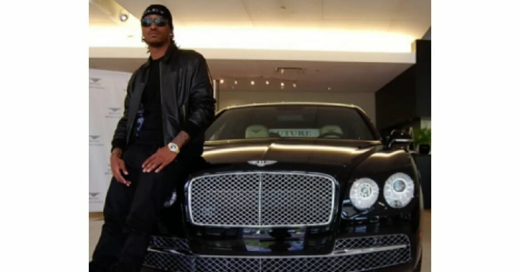 Future with his Bentley Continental GT