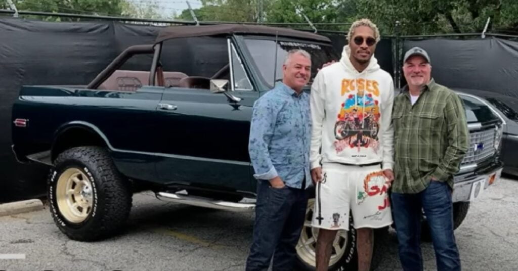 Future with his Custom Chevy K5 Blazer