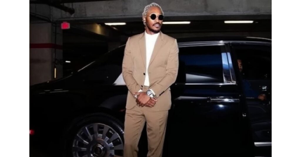 Future with his Rolls Royce Ghost