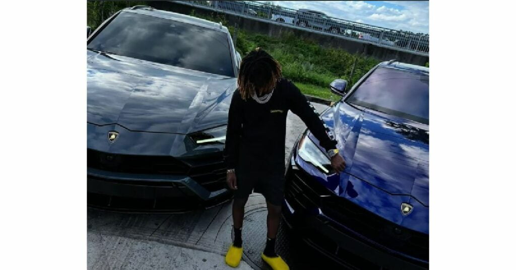 Jackboy with his Lamborghini Urus