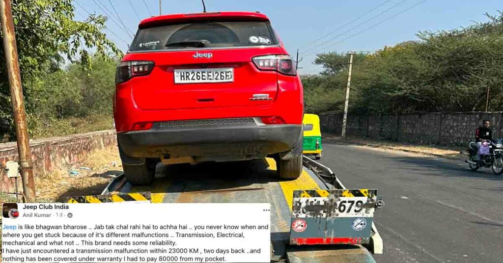 Frustrated Jeep Compass Owner Shares Issues With 2.5 Yrs Old Car » Car