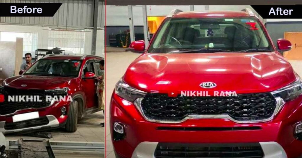 Kia Dealership Fixes Sonet for free after workshop mechanic crashes it