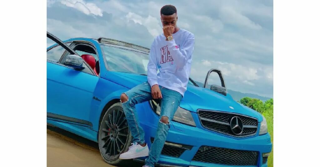 King Monada with His Mercedes benz C63 Amg