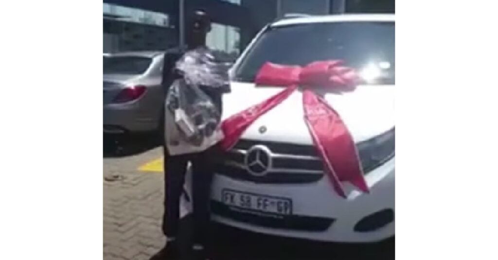 King Monada with his Mercedes-Benz V-Class