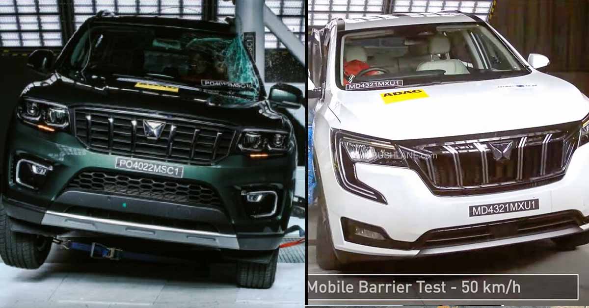 Mahindra Scorpio N and XUV700 safety rating at Global NCAP