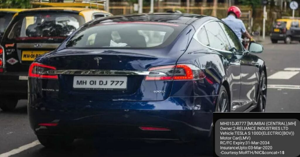 Mukesh Ambani Owns a Second-Hand Tesla Model S