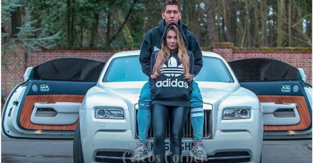 Roberto Firmino with Rolls Royce Phantom