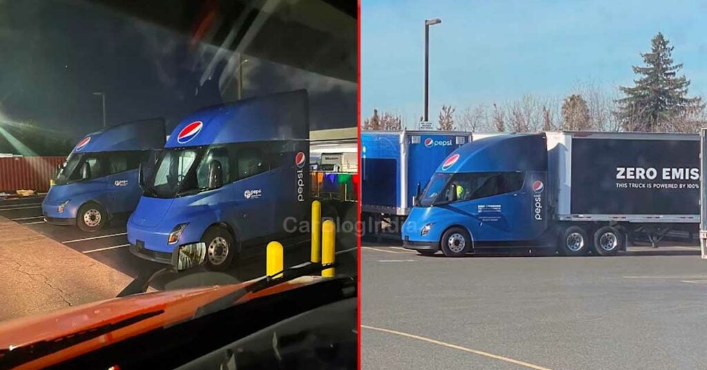 Tesla semi pepsi first batch