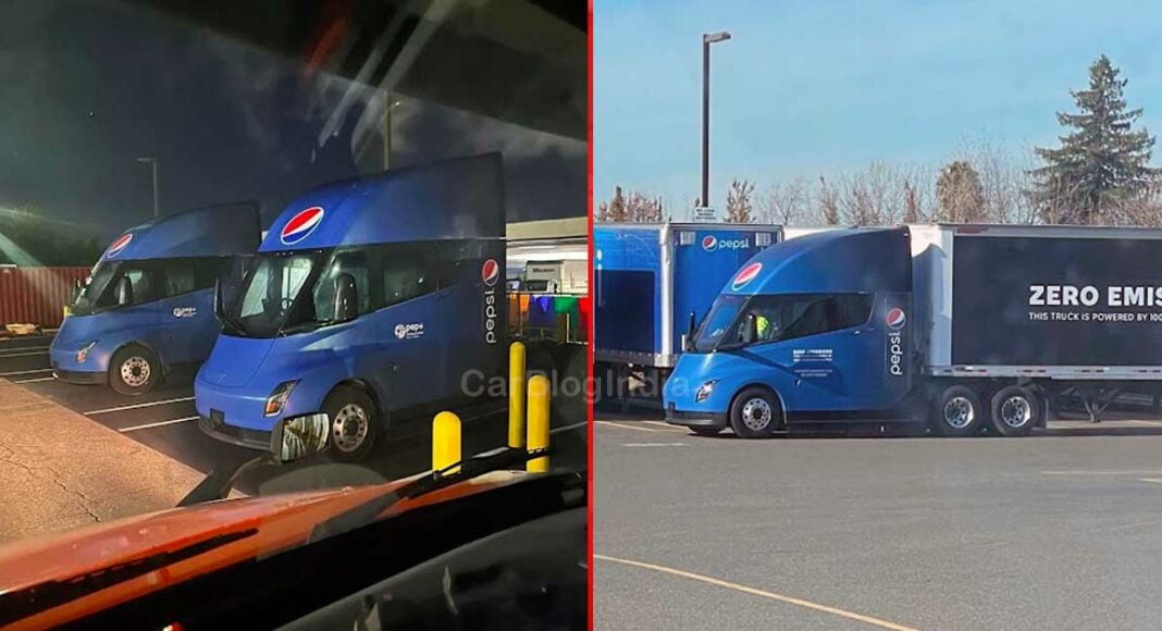 Tesla semi pepsi first batch