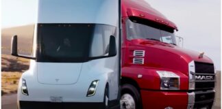Tesla Electric Semi vs Mack Anthem Comparison