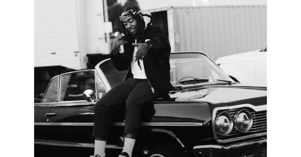 Ty Dolla Sign with his 1964 Chevy Impala