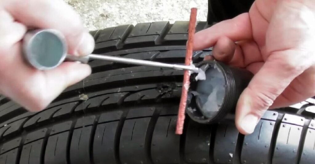 Tyre Puncture Repair Kit Works