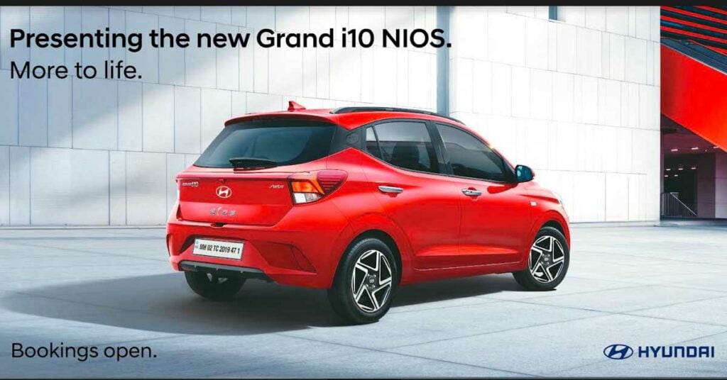 in 2023  Hyundai Grand i10 Nios Rear Three Quarter Facelift