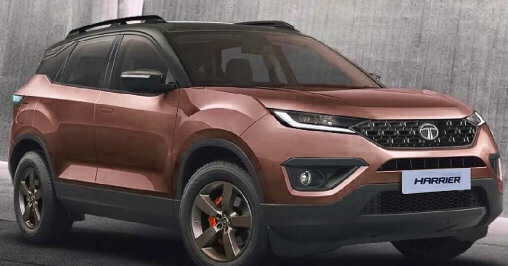 2023 tata harrier facelift front three quarters