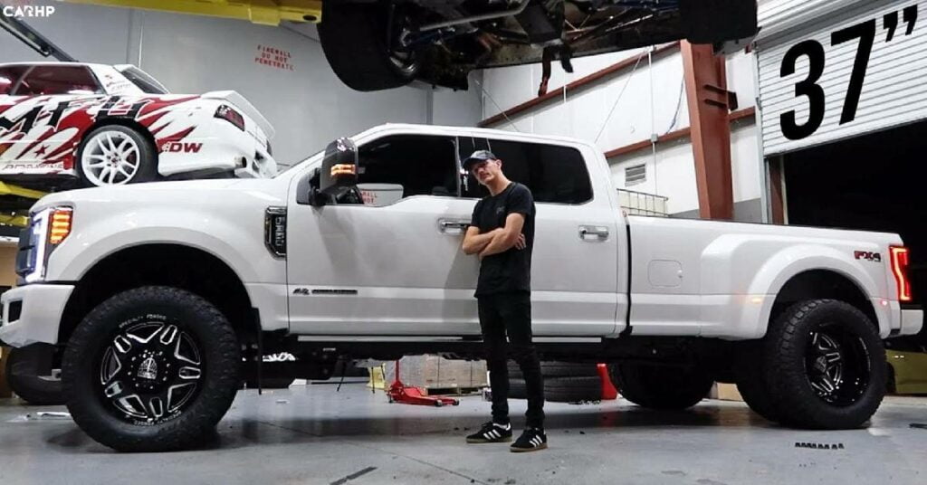 Adam LZ with his Ford F-350