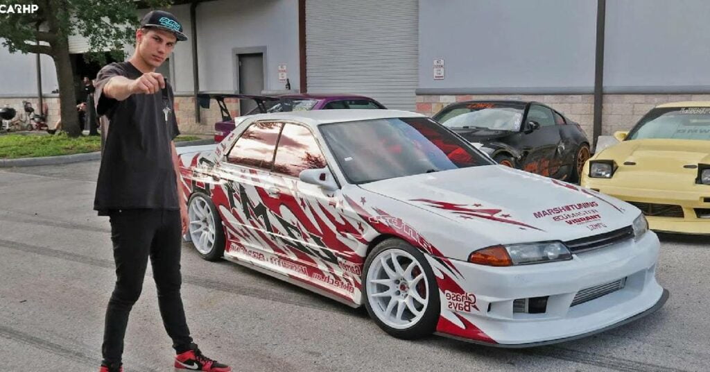 Adam LZ with his Nissan Skyline GT-R R32