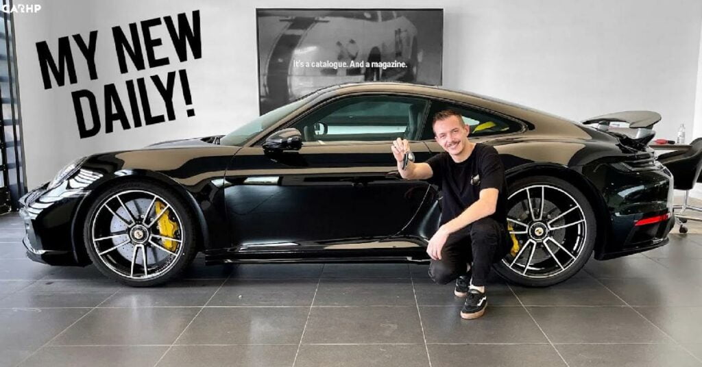 Adam LZ with his Porsche 911 Turbo S