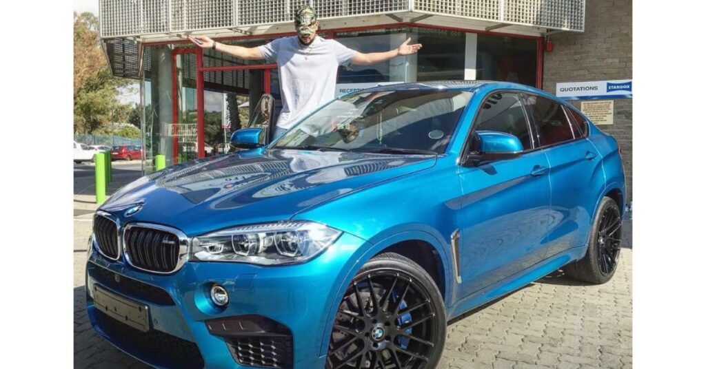 AKA with his BMW X6M