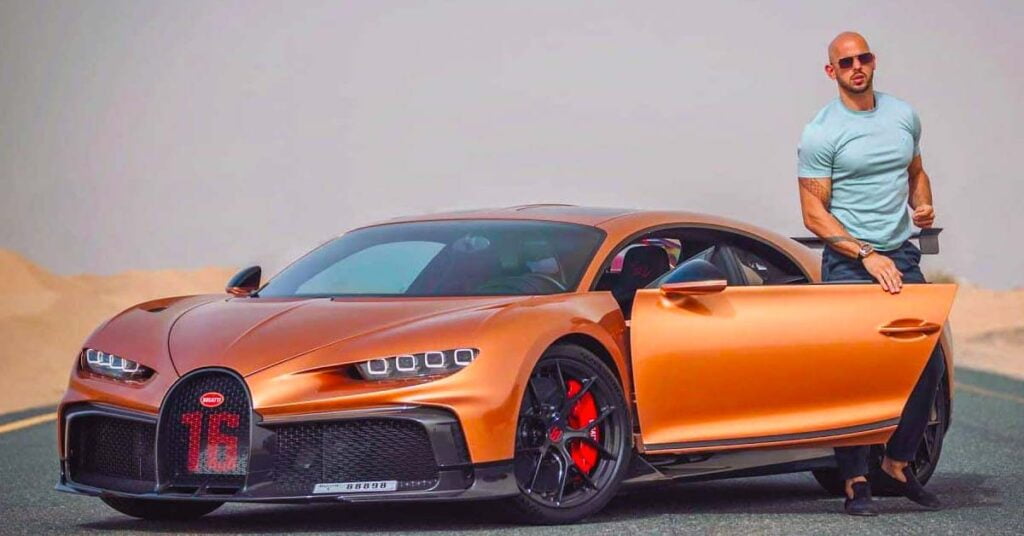 Andrew tate bugatti chiron