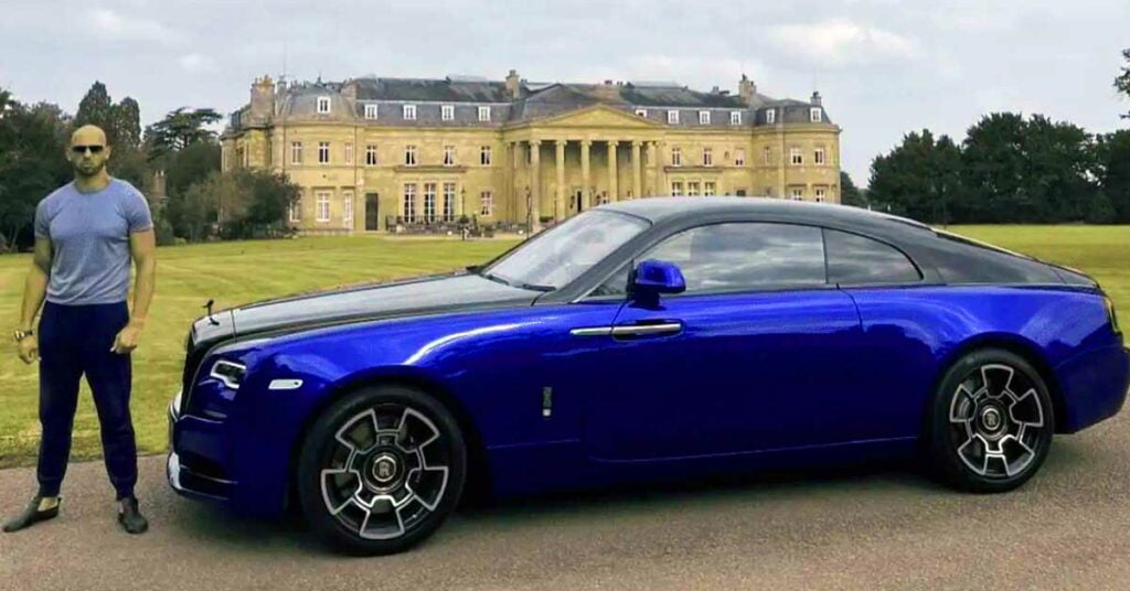 Andrew tate rolls royce wraith