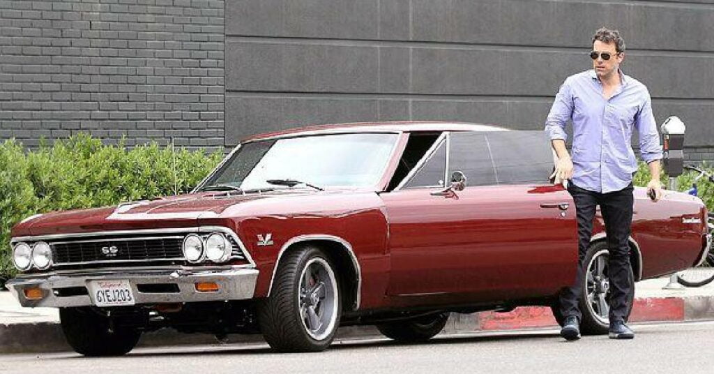 Ben Affleck with his 1966 Chevrolet Chevelle SS