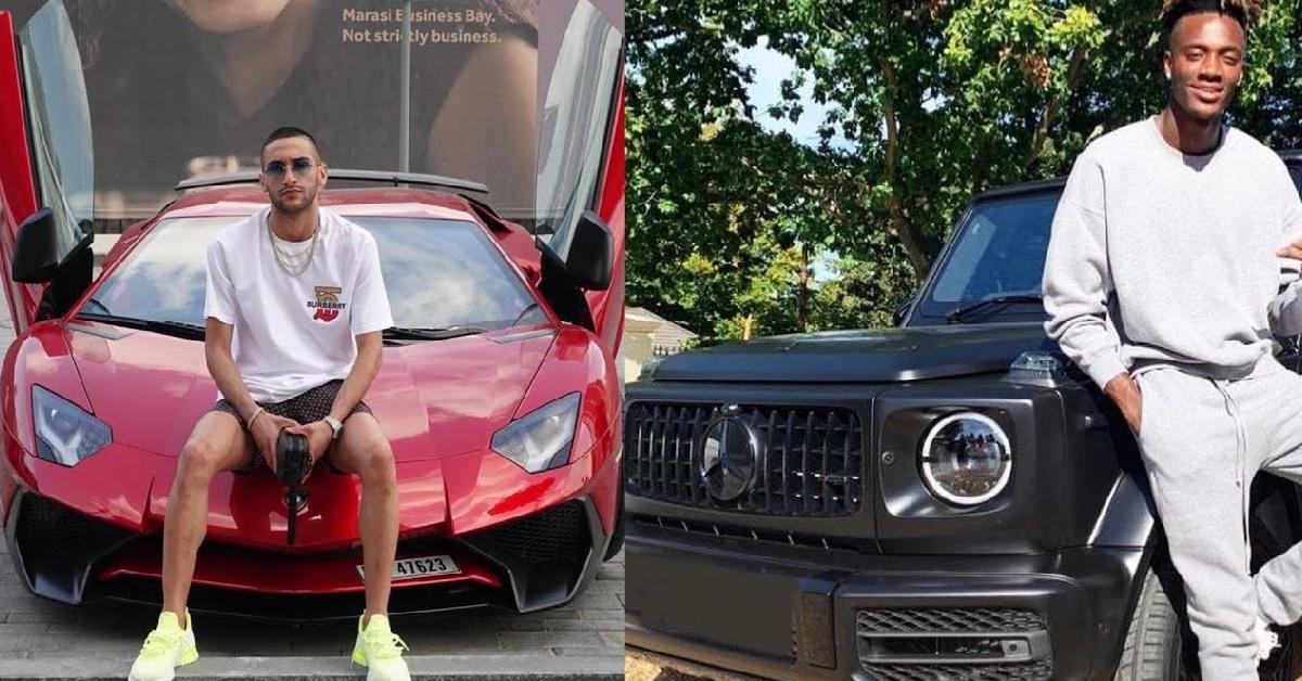 car collection of chelsea football players