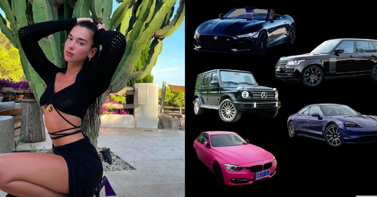 car collection of dua lipa