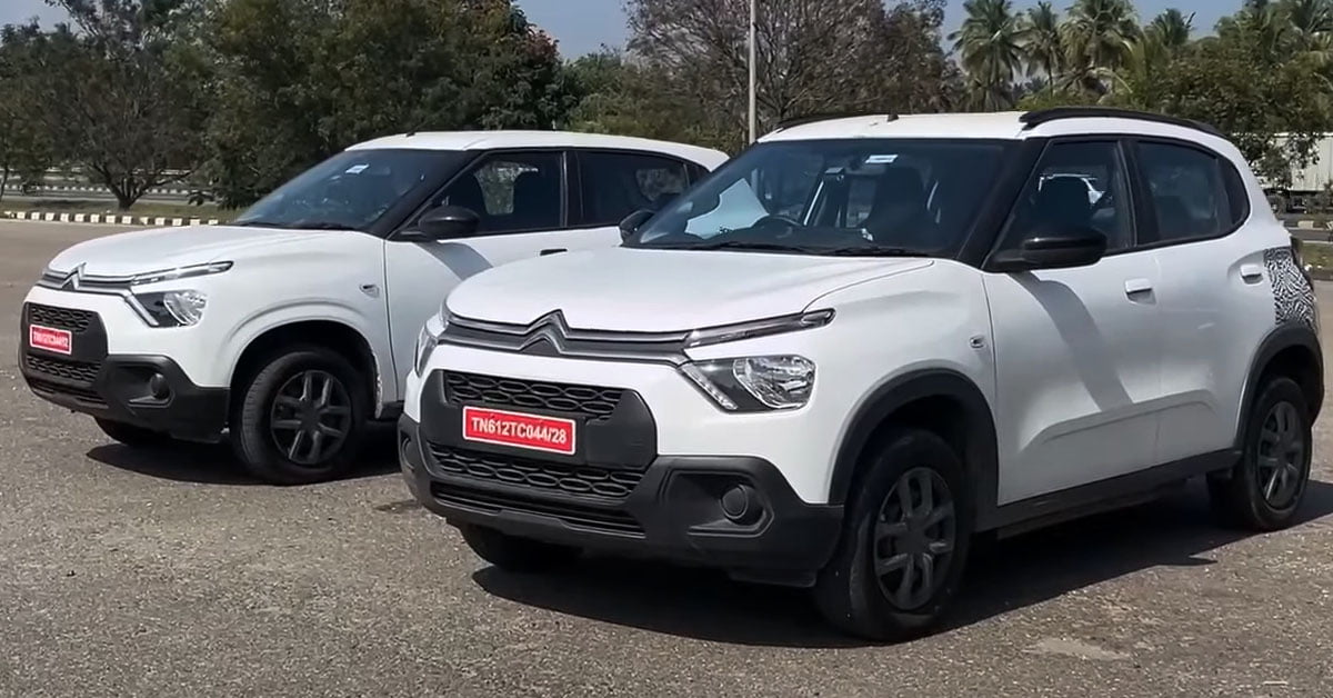 Citroen eC3 Electric Hatchback Spotted Before Launch