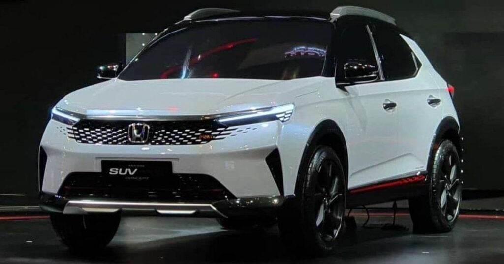 honda compact suv concept front three quarters