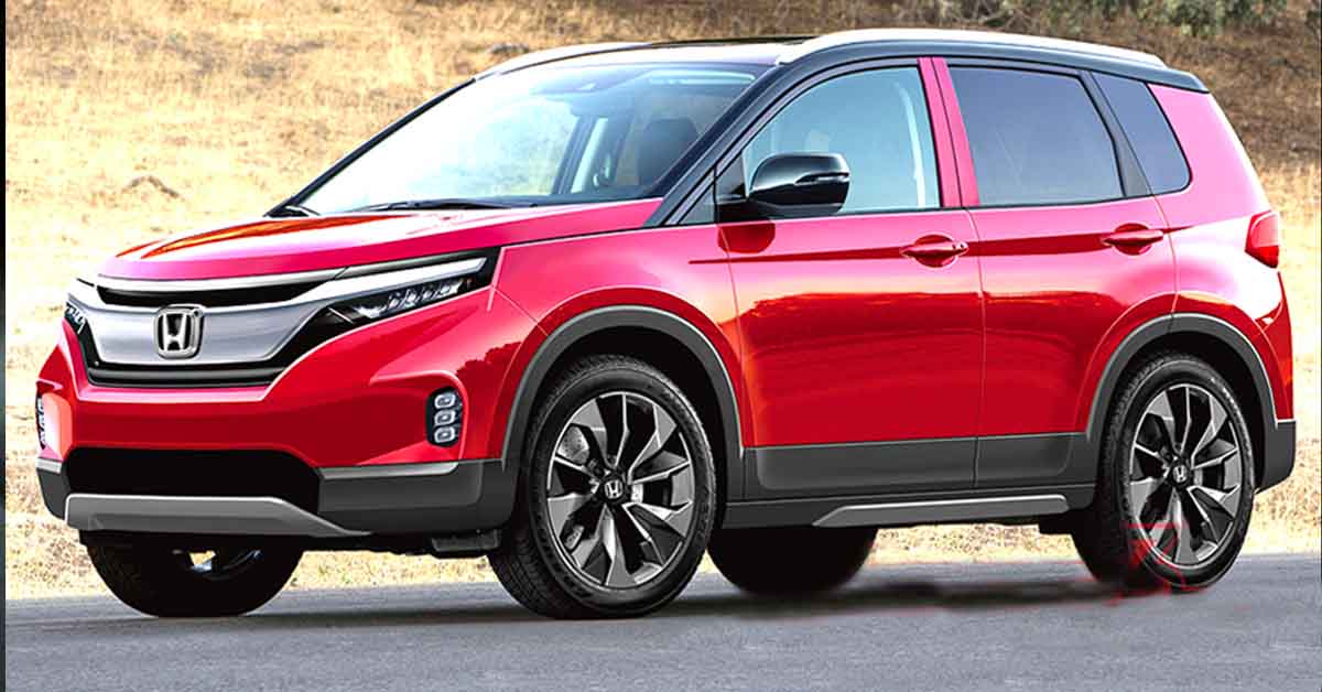 honda compact suv front three quarters rendering