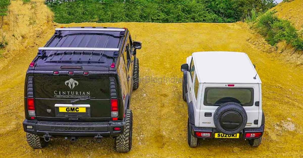 Hummer H2 vs Suzuki Jimny Off Road Comparison 